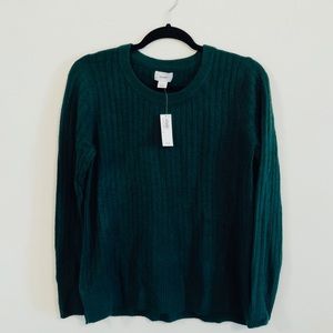 NEW OLD NAVY Dark Green sweater | Medium |